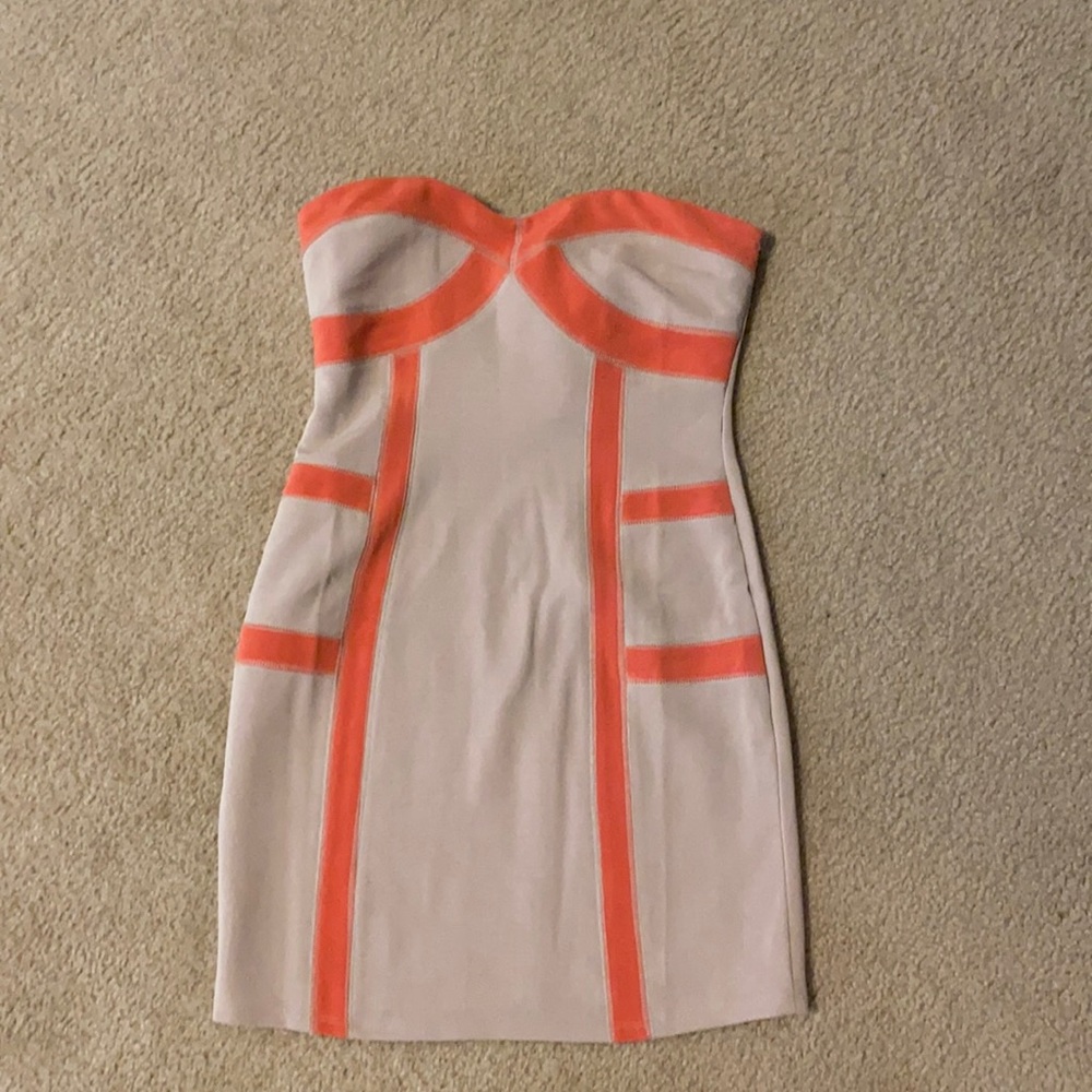 Sexy strapless dress
